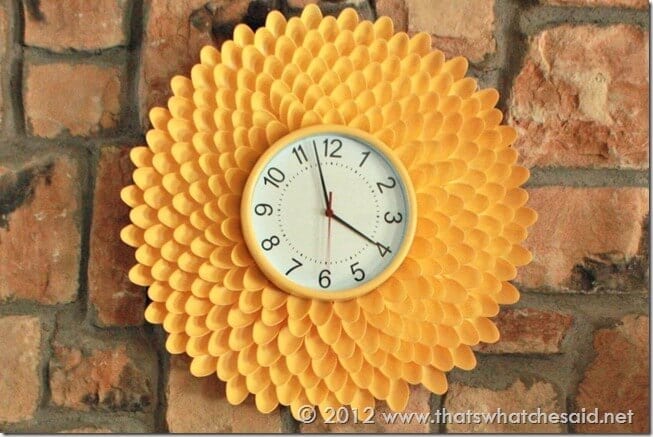 DIY Chrysanthemum Clock