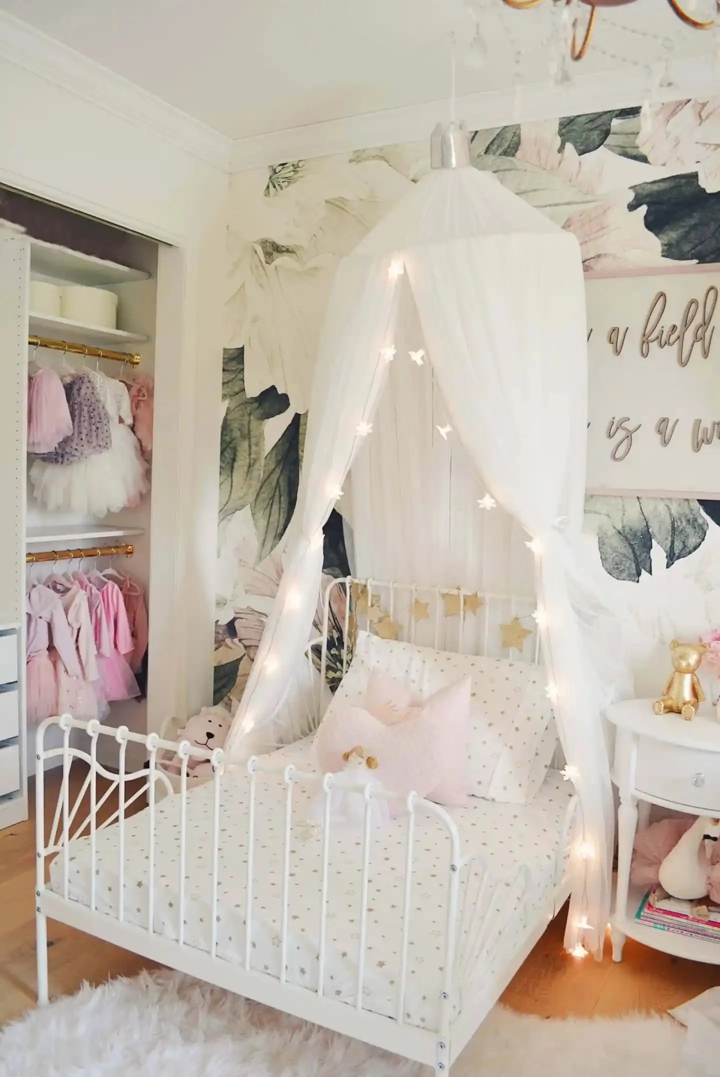 Fairy Lights Canopy Bed
