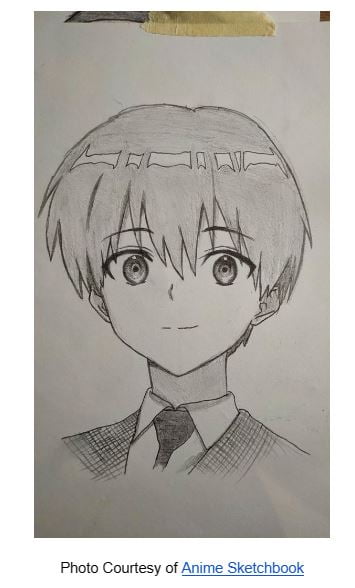 Anime Schoolboy Character