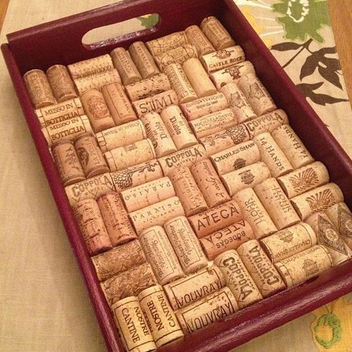 DIY Wine Cork Tray