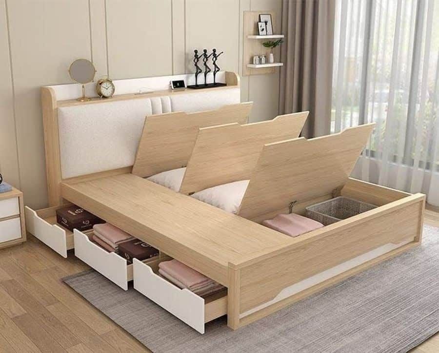 Use a Multi-Purpose Storage Bed in a Small Space