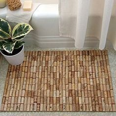 Wine Cork Bath Mat