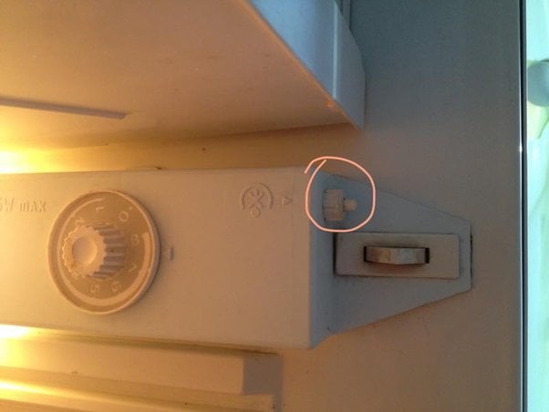A Refrigerator Door Light Switch Check