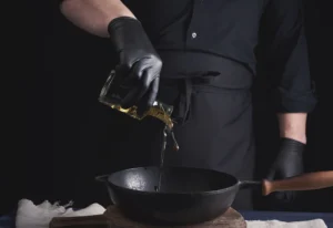Step 3: Rub Your Cast Iron Pan with Oil