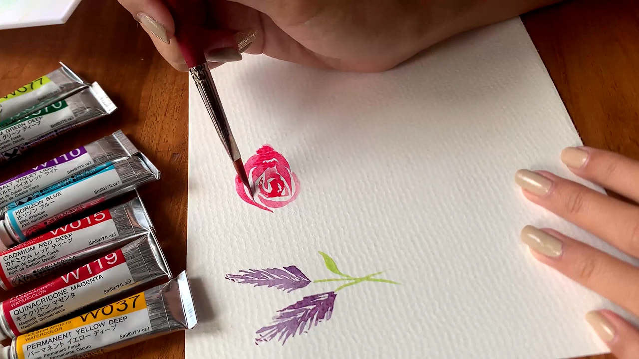 Painting A Rose