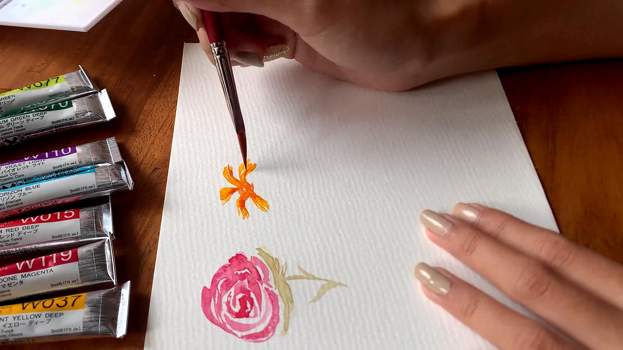 Painting A Calendula