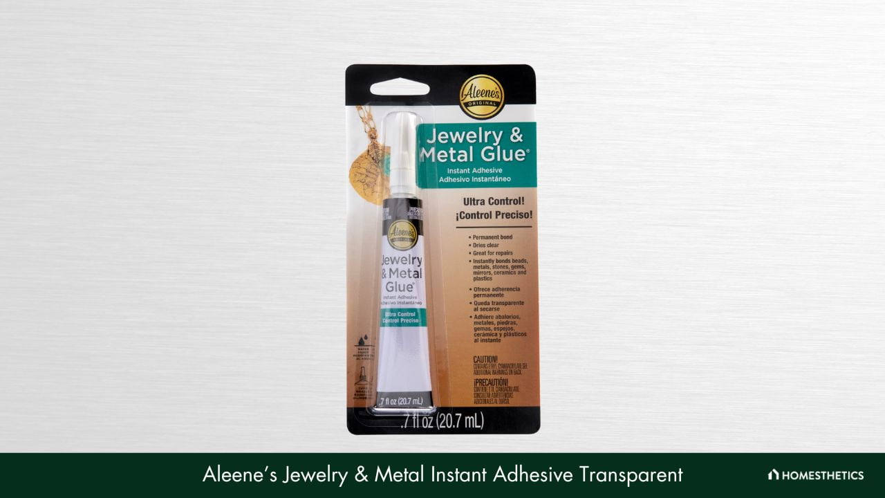 Aleenes Jewelry Metal Instant Adhesive Transparent