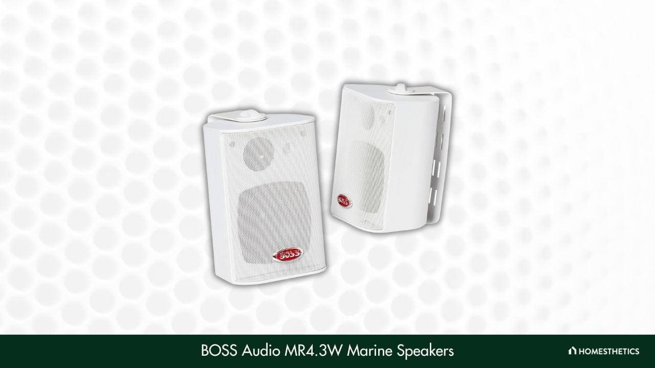 BOSS Audio MR4.3W Marine Speakers