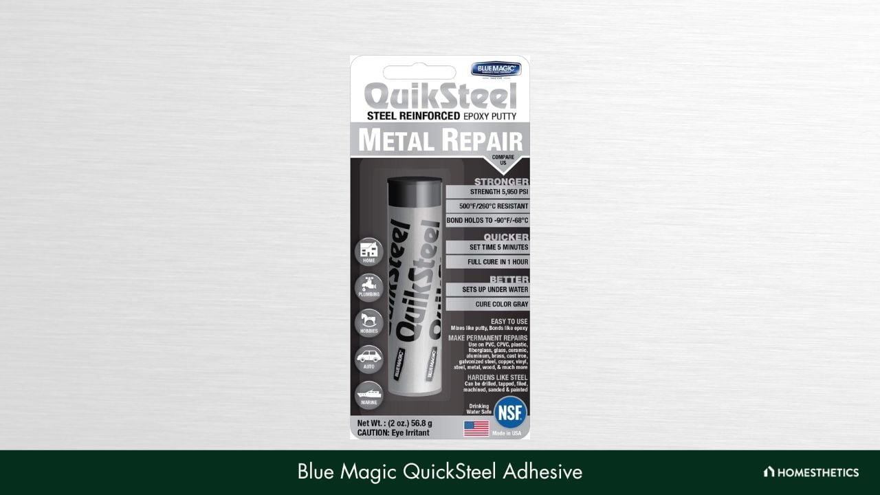 Blue Magic QuickSteel Adhesive