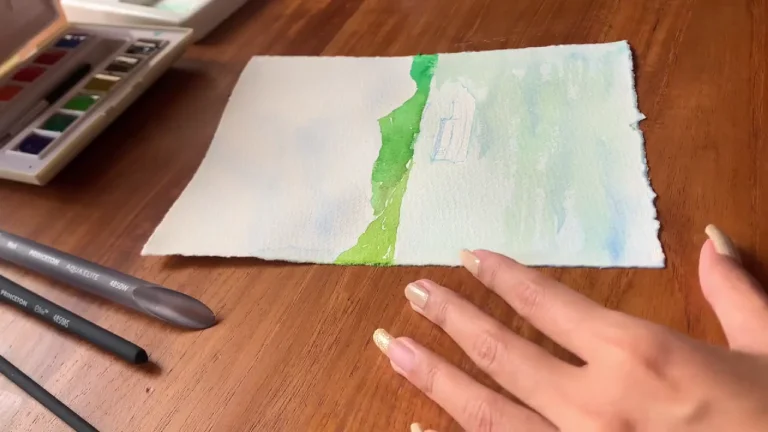 How To Paint A Sea Using Watercolor