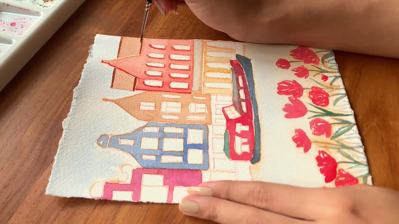 How To Paint Amsterdam With Watercolor