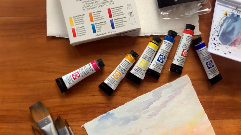 How To Use Watercolor Paints In Tubes