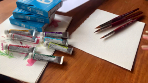 What Are The Materials Required To Paint With Watercolor Paint Tubes?