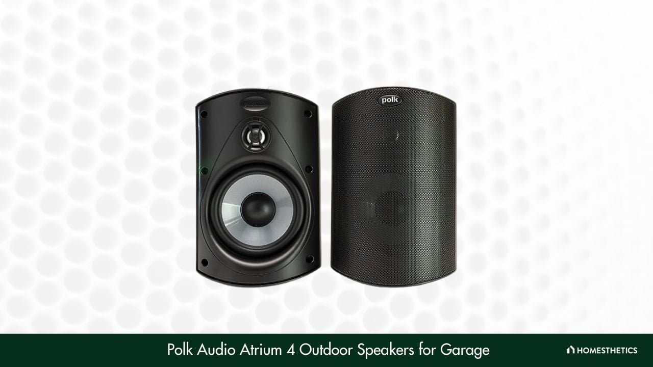 Polk Audio Atrium 4 Outdoor Speakers for Garage