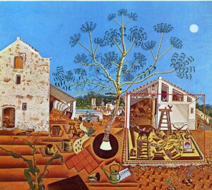 The Tilled Field by Joan Miró