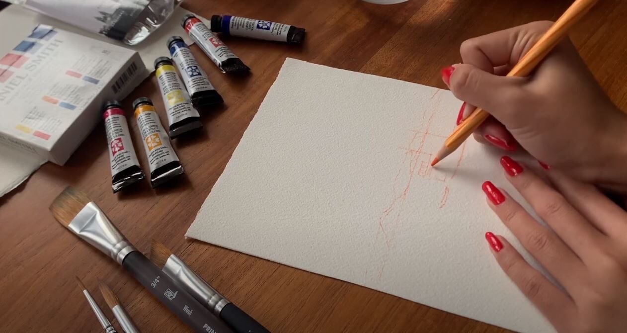 Watercolor Pencil vs Watercolor Paint
