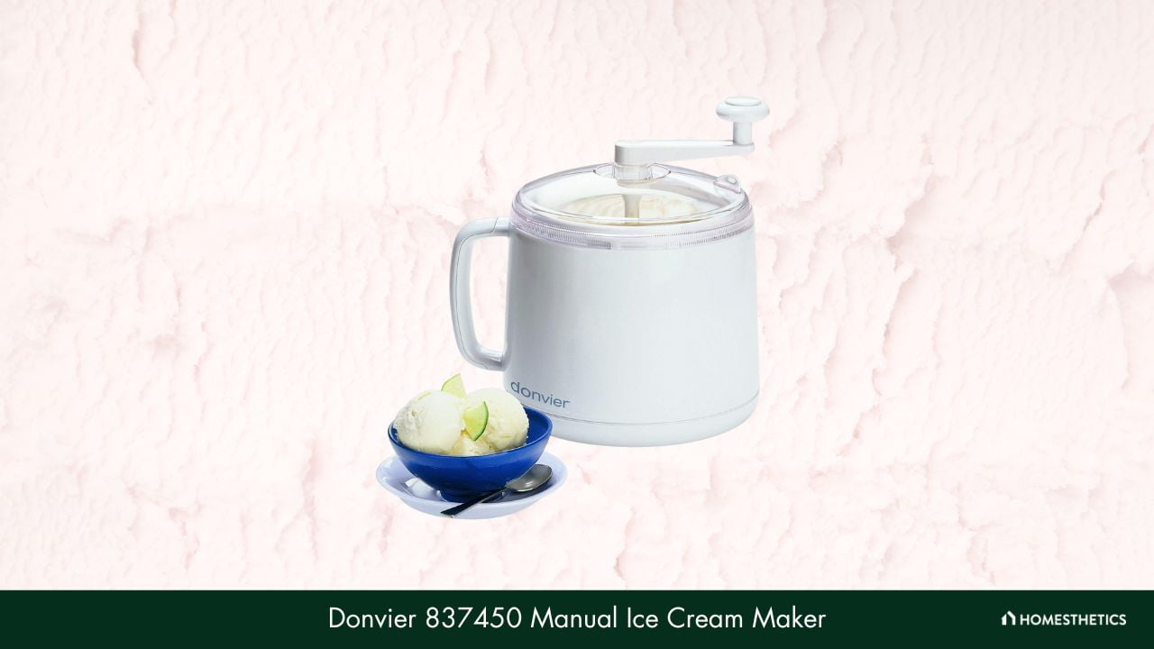 Donvier 837450 Manual Ice Cream Maker