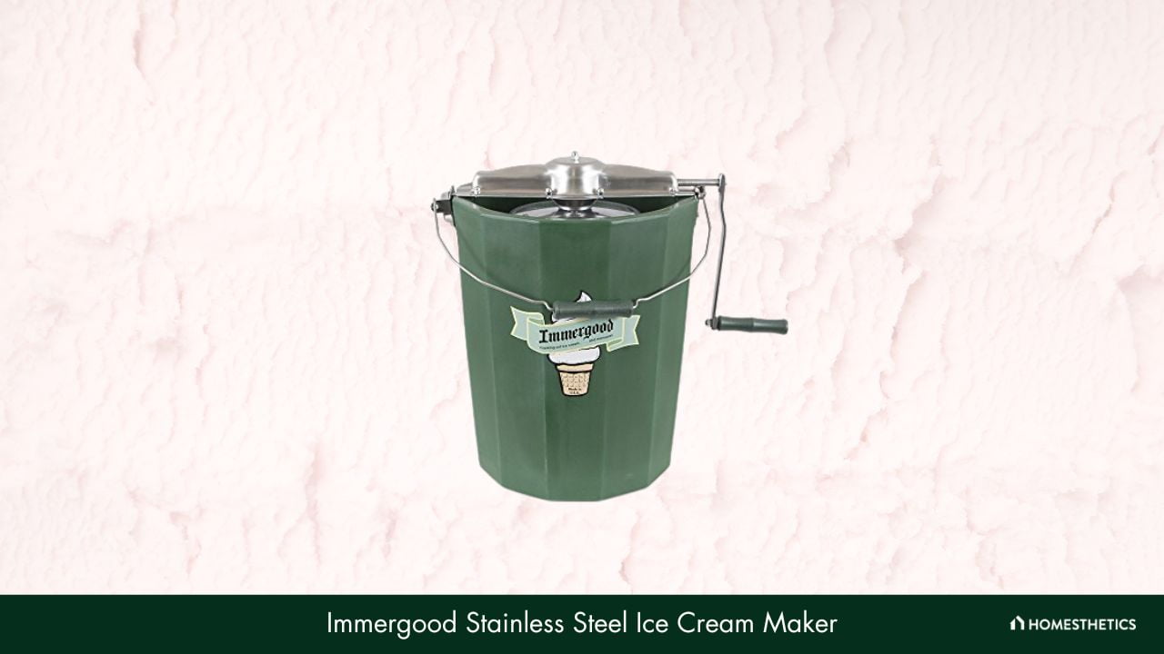 Immergood Stainless Steel Ice Cream Maker