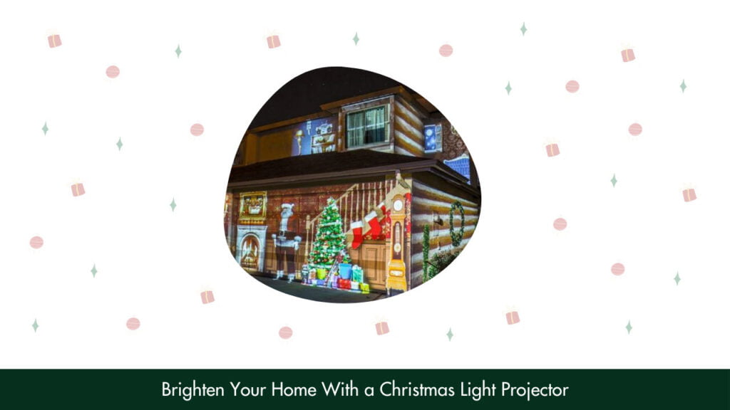 13. Brighten Your Home With a Christmas Light Projector
