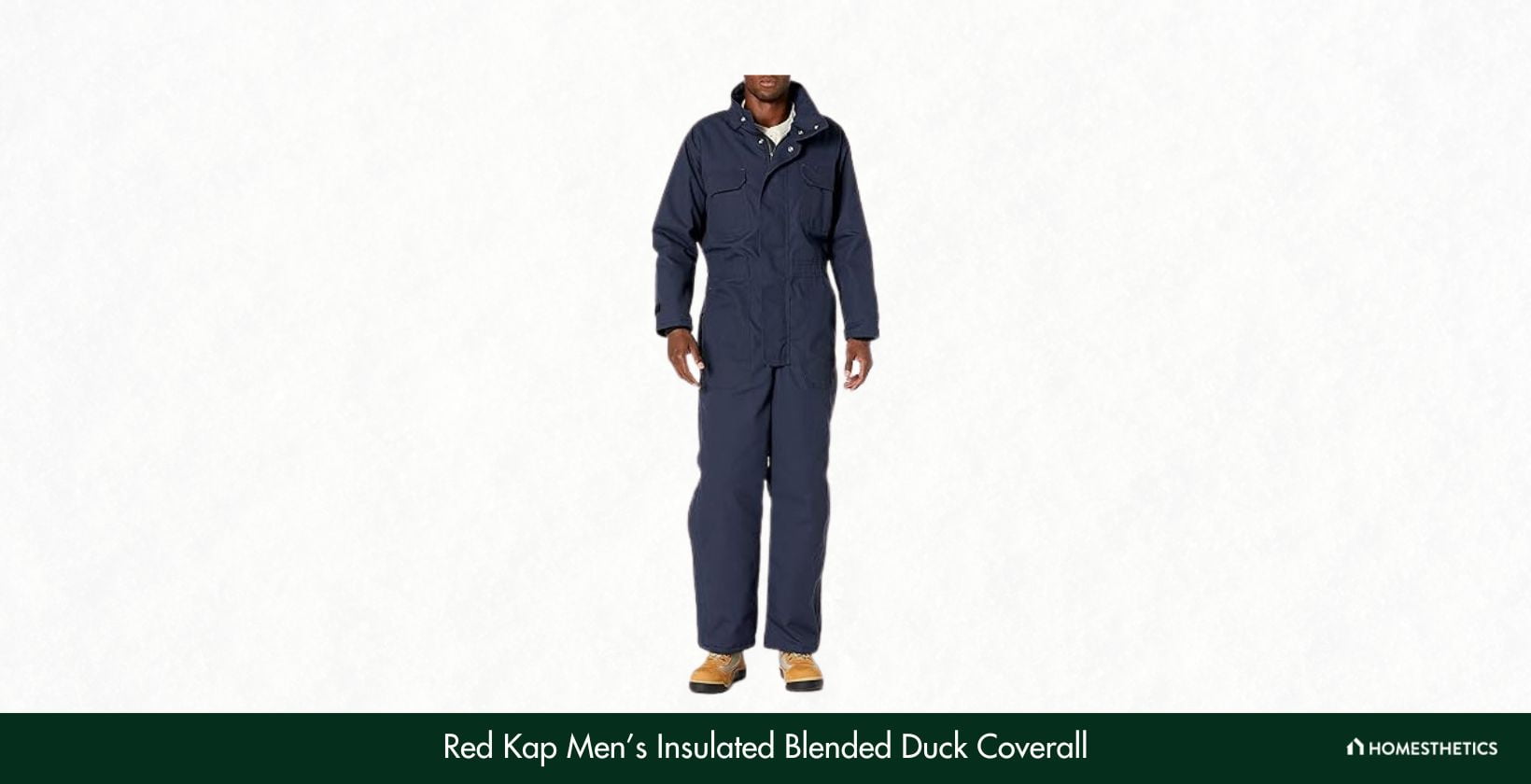Red Kap Mens Insulated Blended Duck Coverall 2