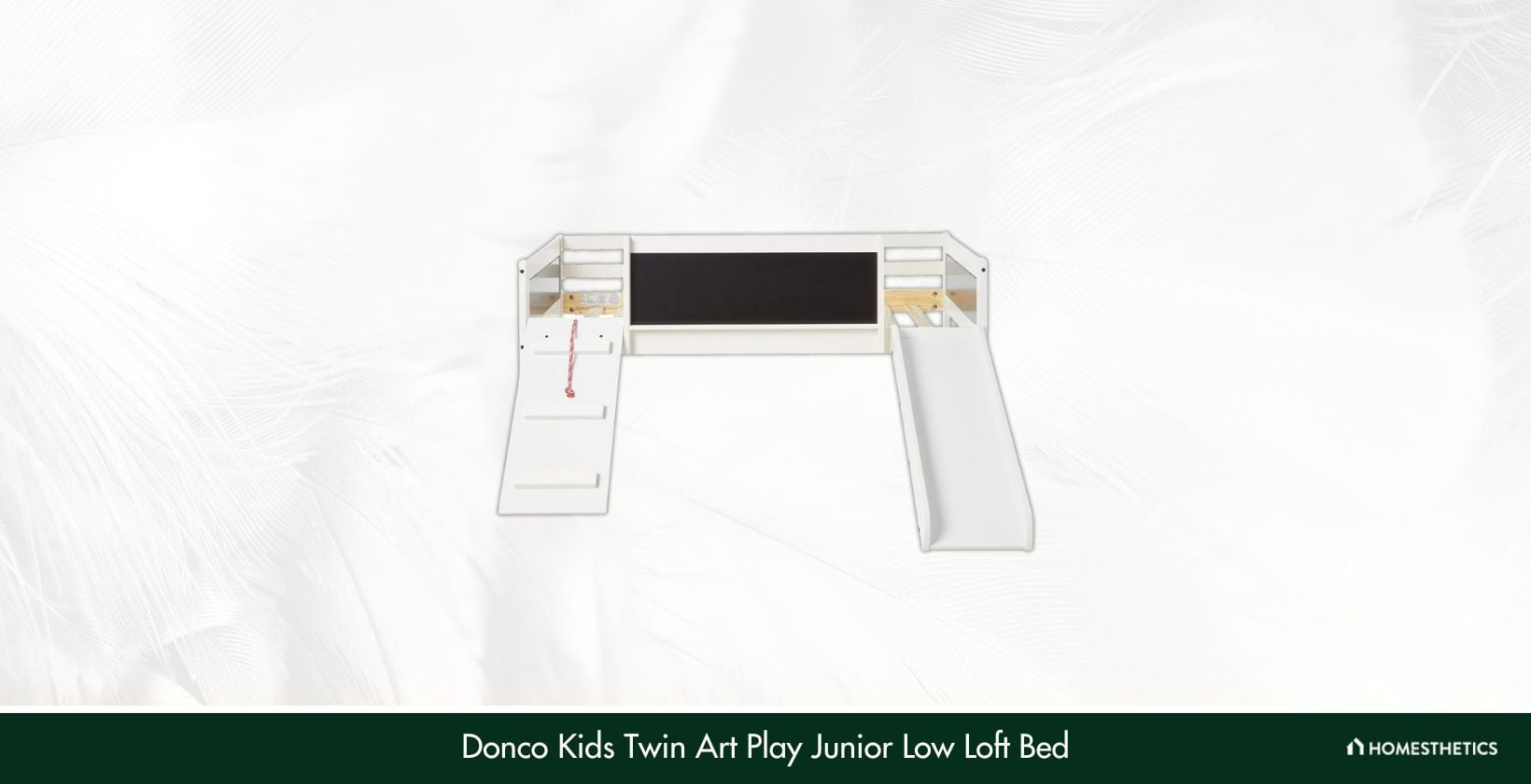 ‎Donco Kids Twin Art Play Junior Low Loft Bed 3005 TLWWDG