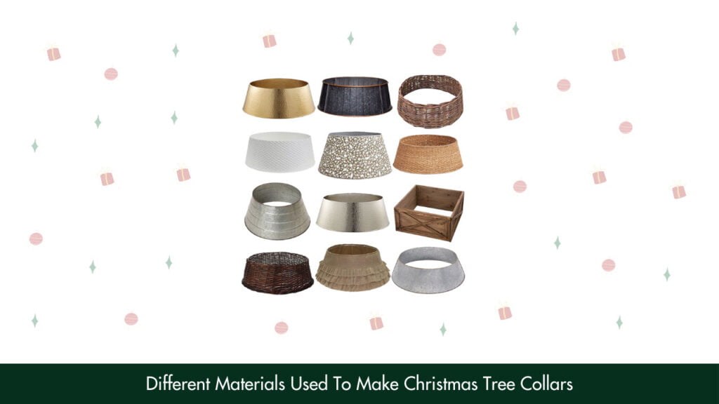 Different Materials Used To Make Christmas Tree Collars