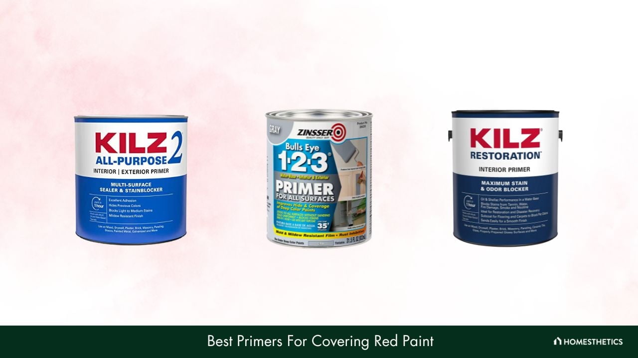 Best Primers For Covering Red Paint
