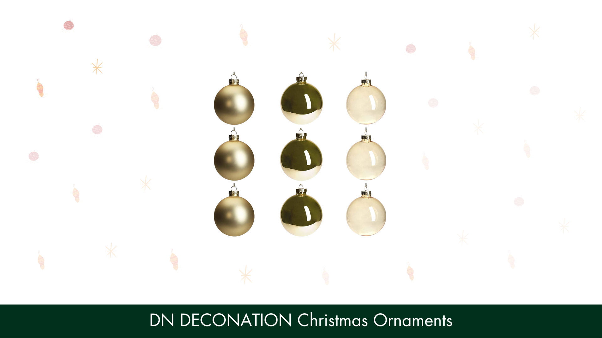 DN DECONATION Christmas Ornaments