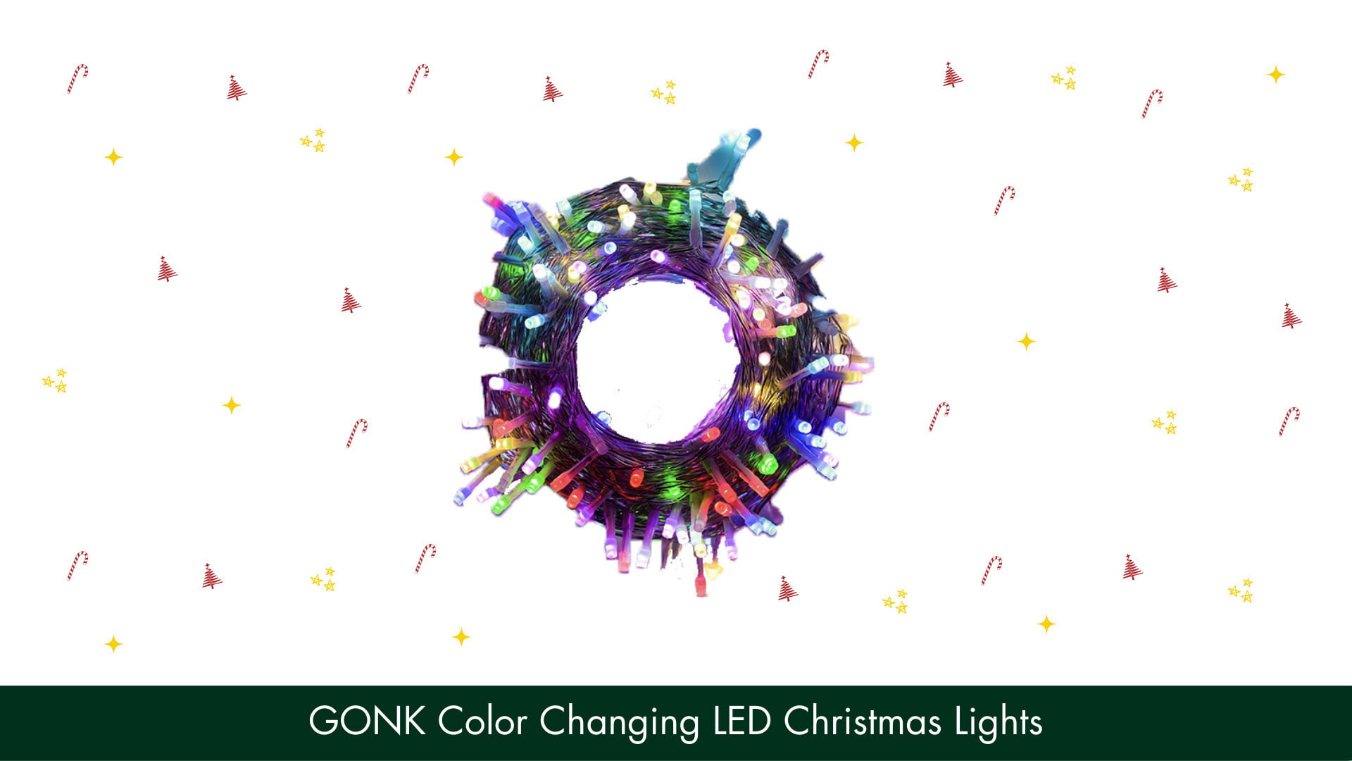 GONK Color Changing LED Christmas Lights