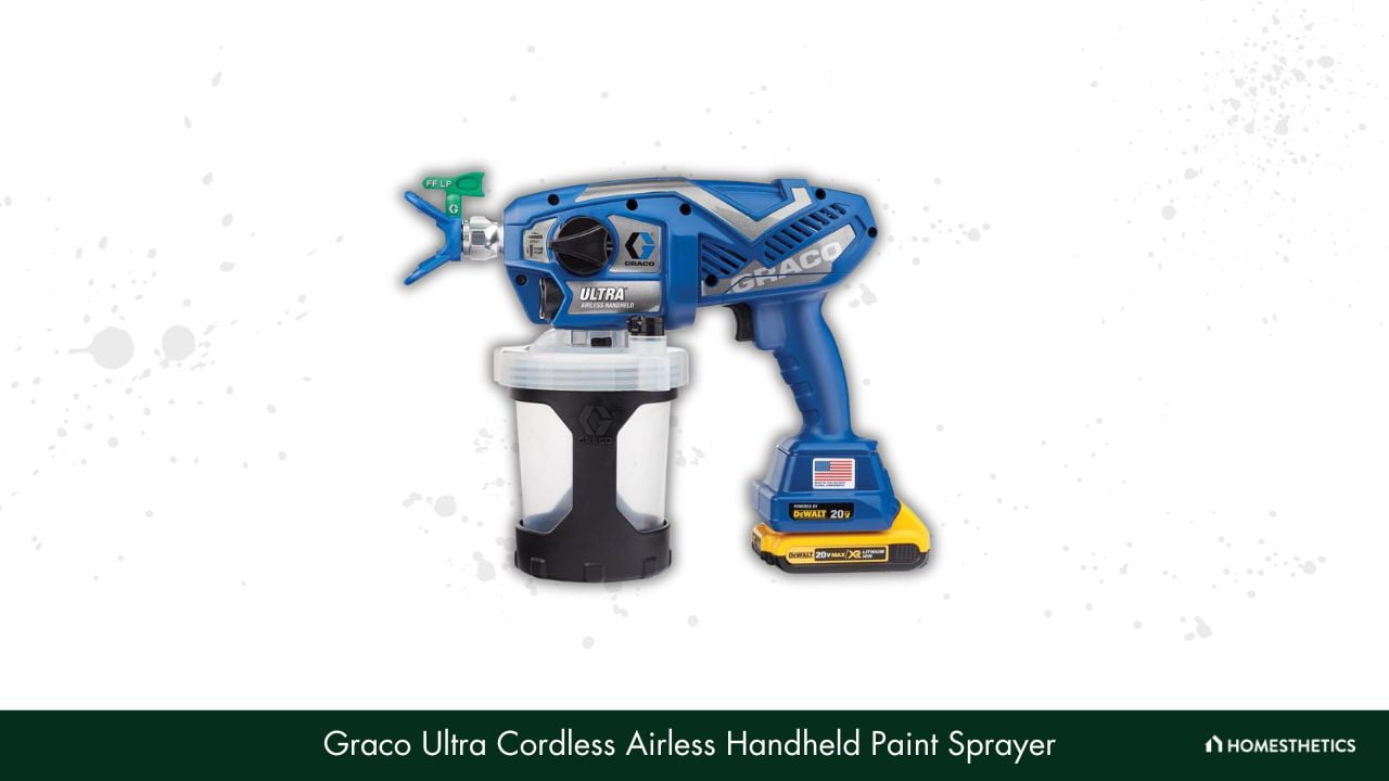 Graco Ultra Cordless Airless Handheld Paint Sprayer