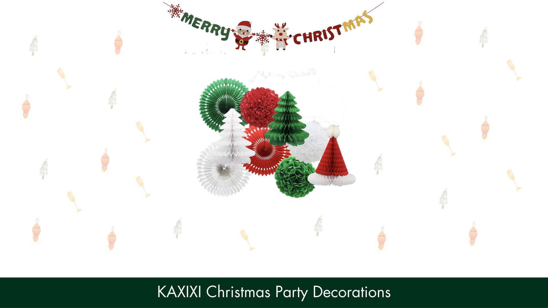 KAXIXI Christmas Party Decorations