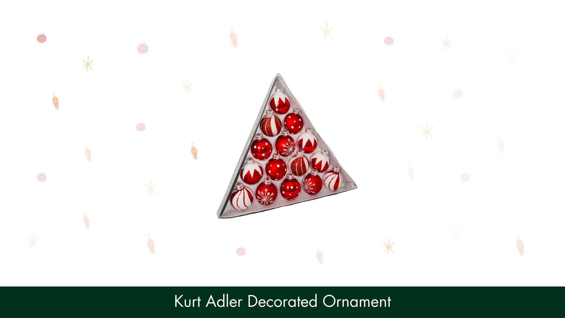 Kurt Adler 1.57 Inch Decorated Ornament