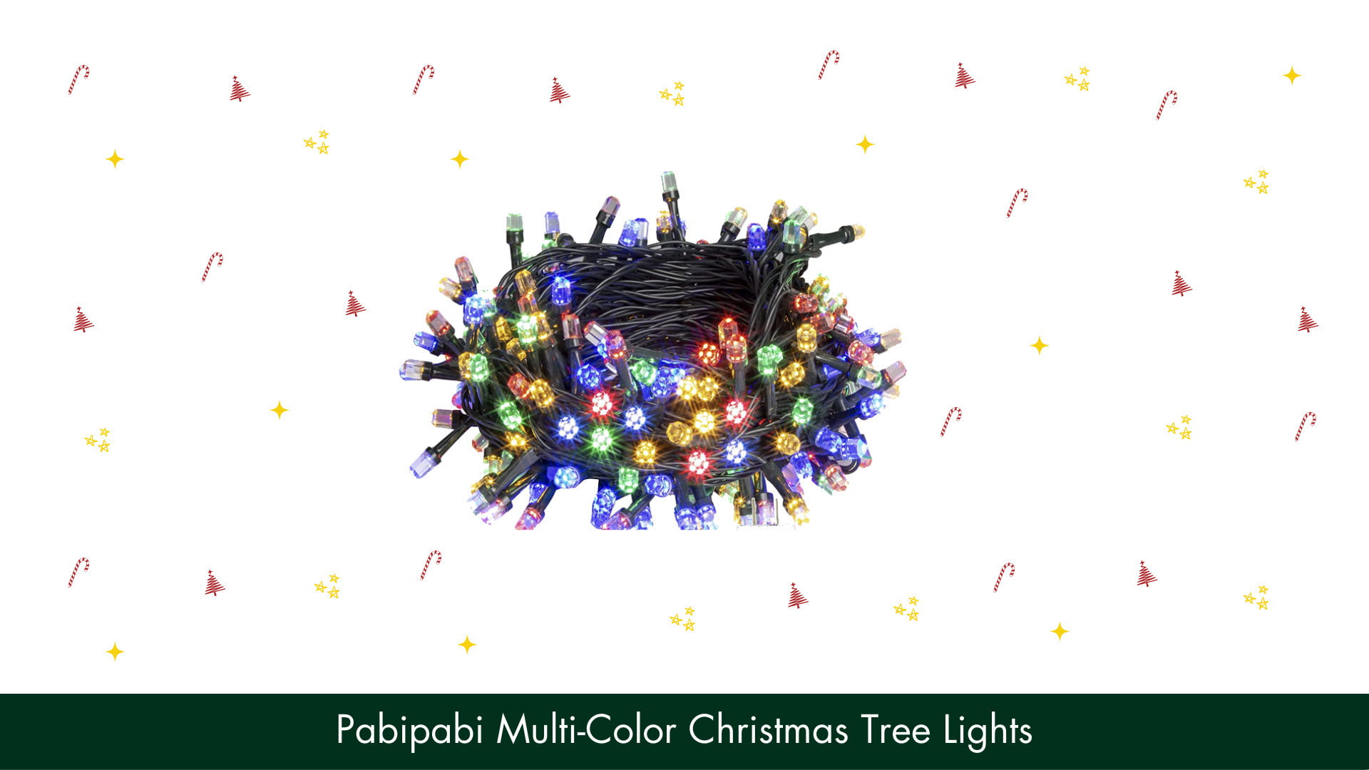Pabipabi Multi Color Christmas Tree Lights