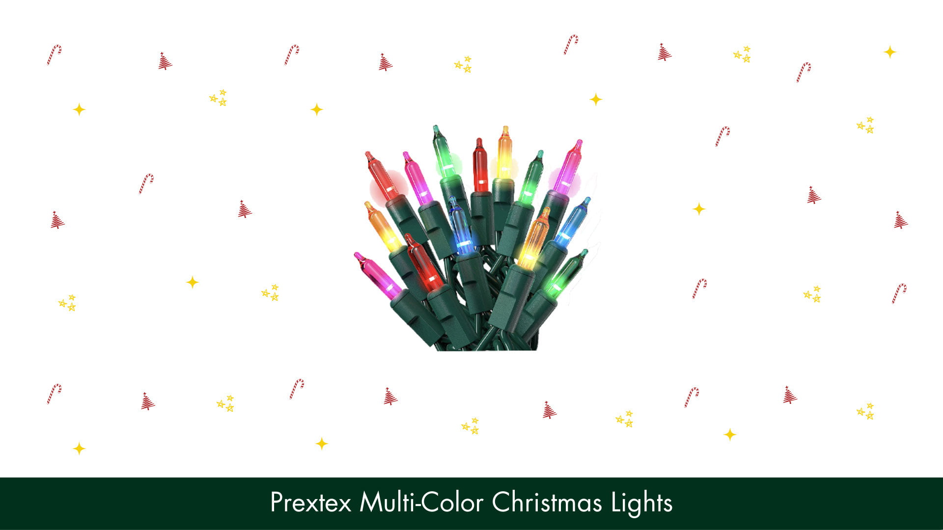 Prextex Multi Color Christmas Lights