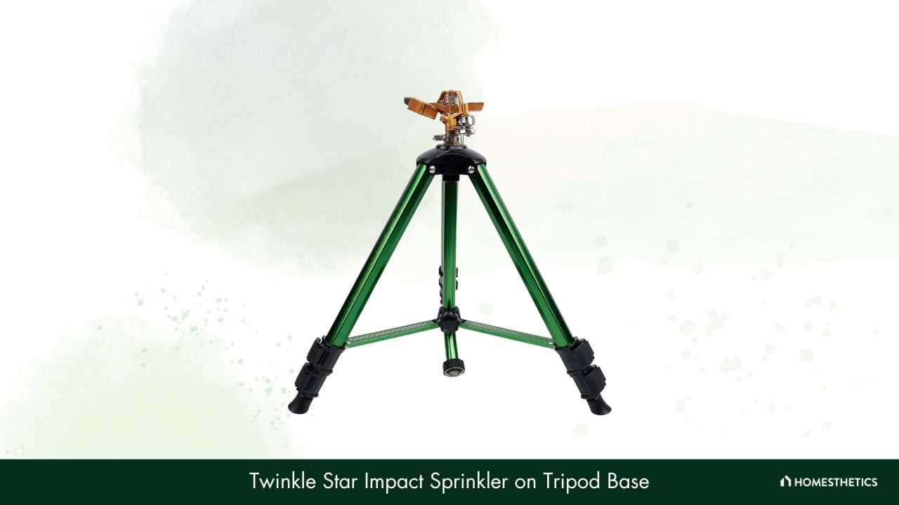 Twinkle Star Impact Sprinkler on Tripod Base