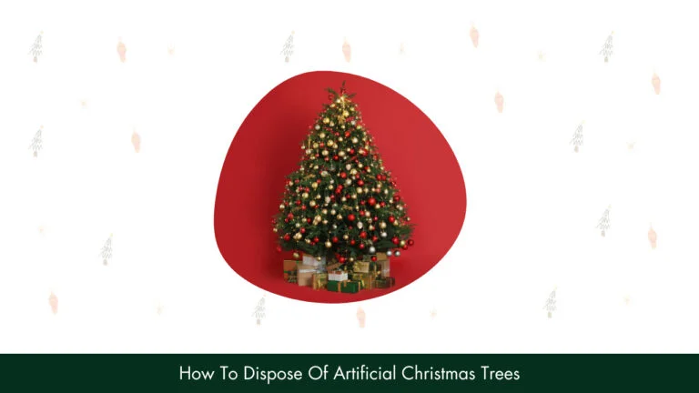 how to dispose of artificial christmas tree
