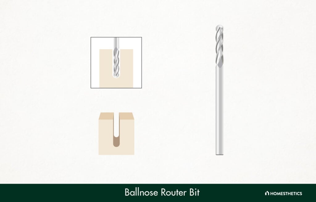 35. Ballnose Router Bit