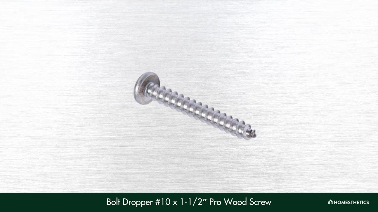Bolt Dropper 10 x 1 12″ Pro Wood Screw 1