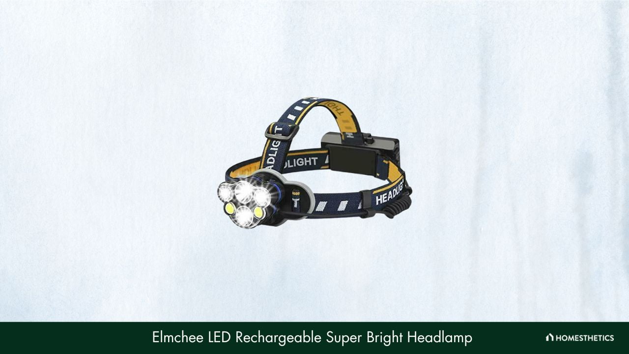 Elmchee LED Rechargeable Super Bright Headlamp 1