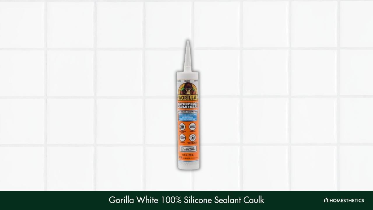 Gorilla White 100 Silicone Sealant Caulk