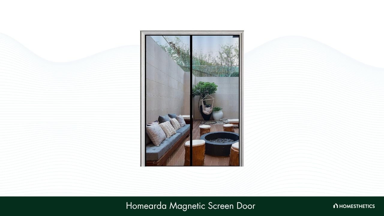 Homearda Magnetic Screen Door 1