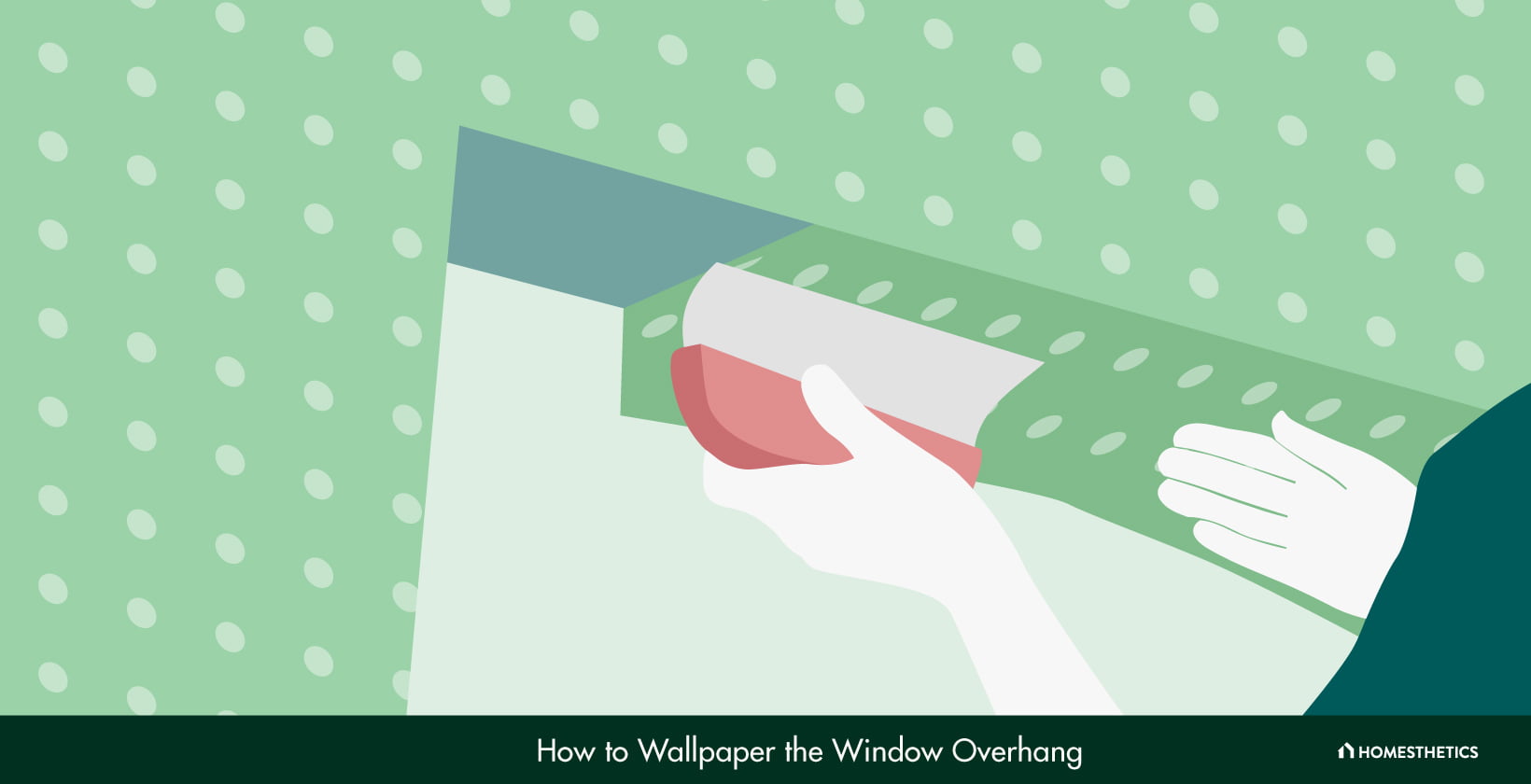 How to Wallpaper the Window Overhang