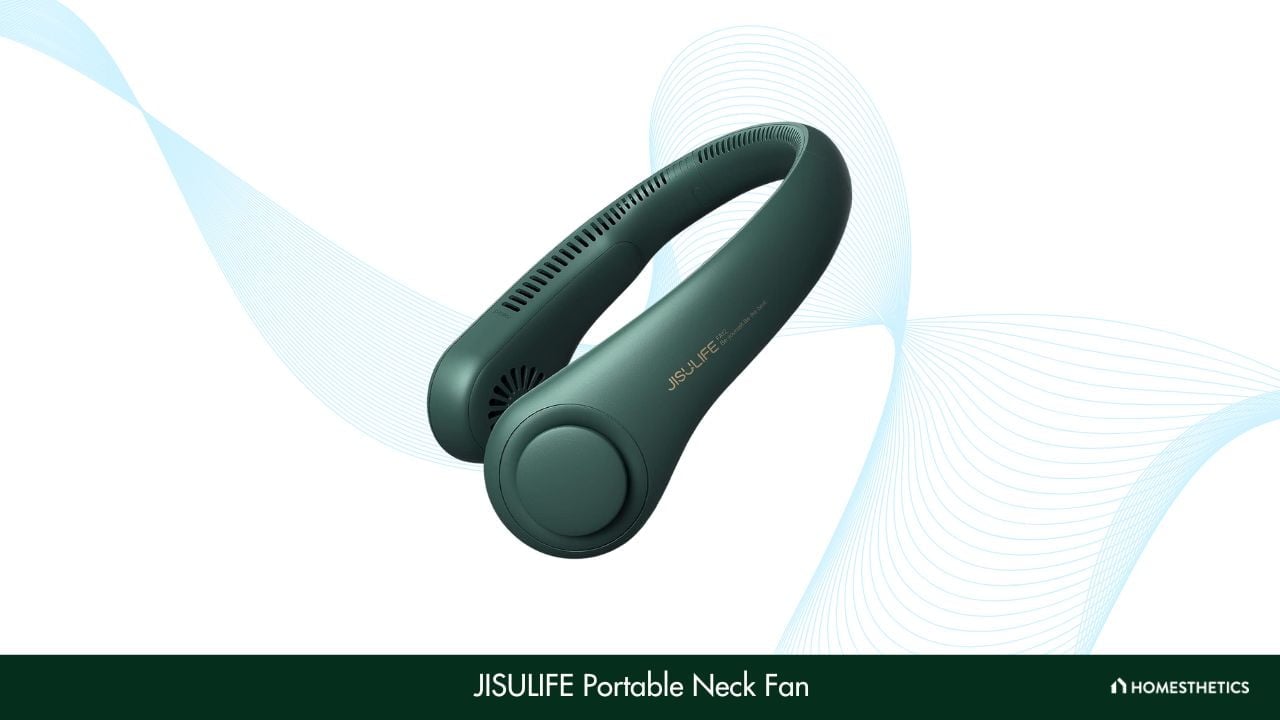 JISULIFE Portable Neck Fan 1