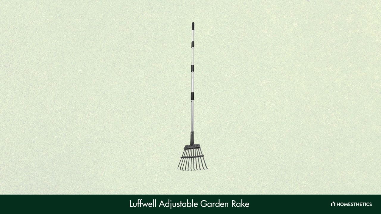 Luffwell Adjustable Garden Rake 1