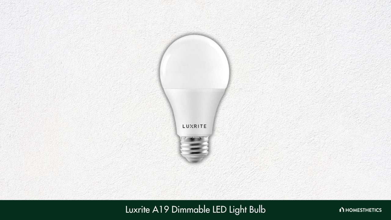 Luxrite A19 Dimmable LED Light Bulb 1
