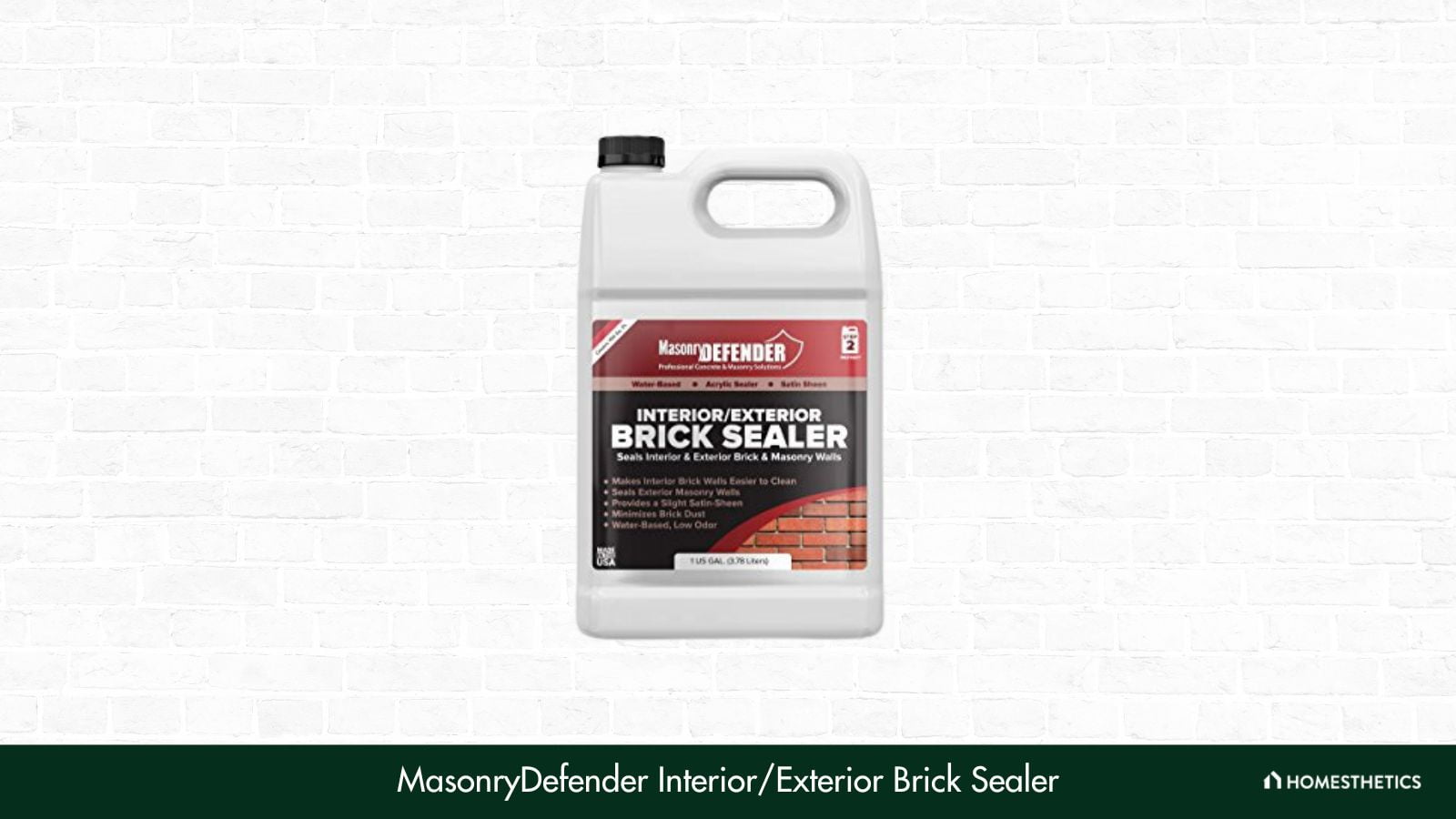MasonryDefender InteriorExterior Brick Sealer