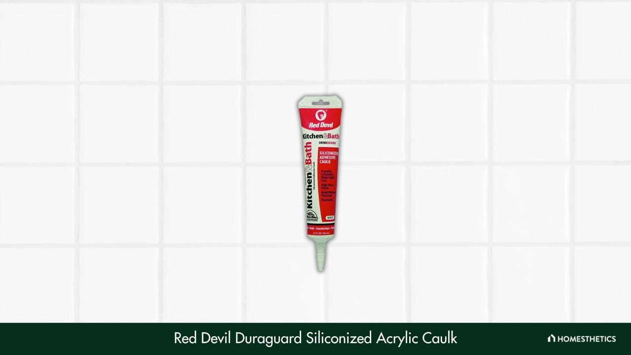 Red Devil Duraguard Siliconized Acrylic Caulk
