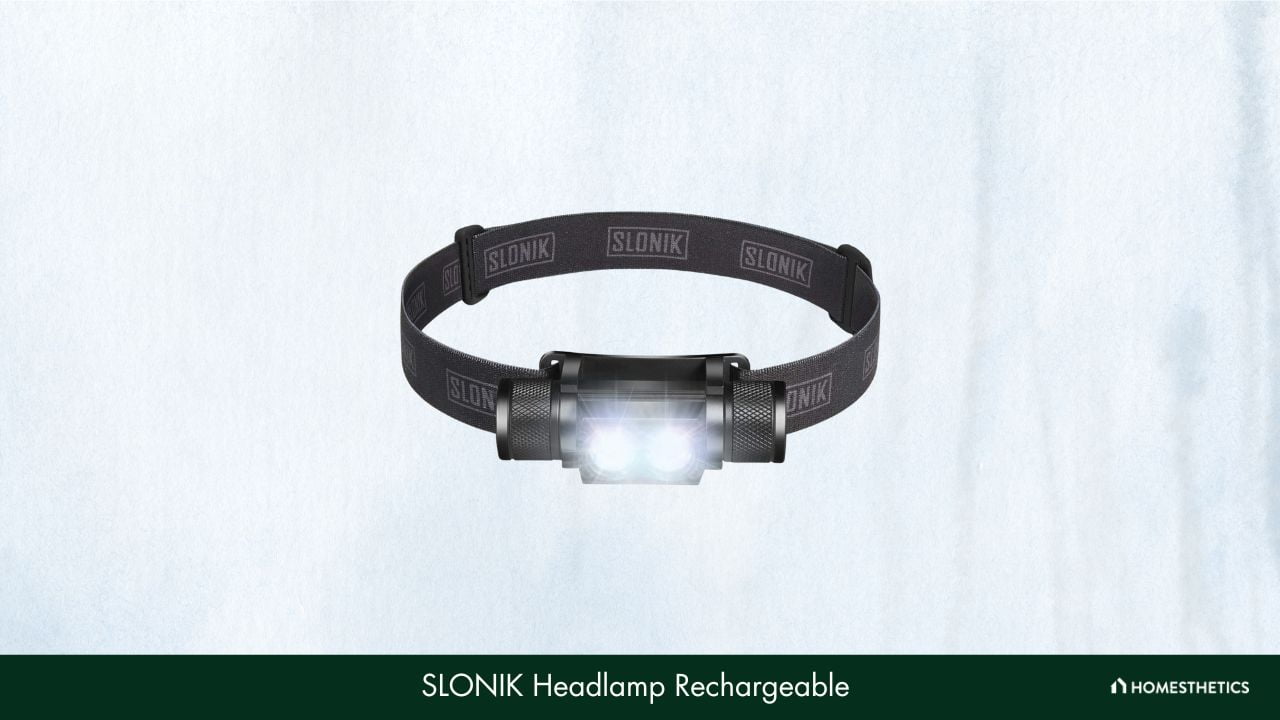 SLONIK Headlamp Rechargeable 1