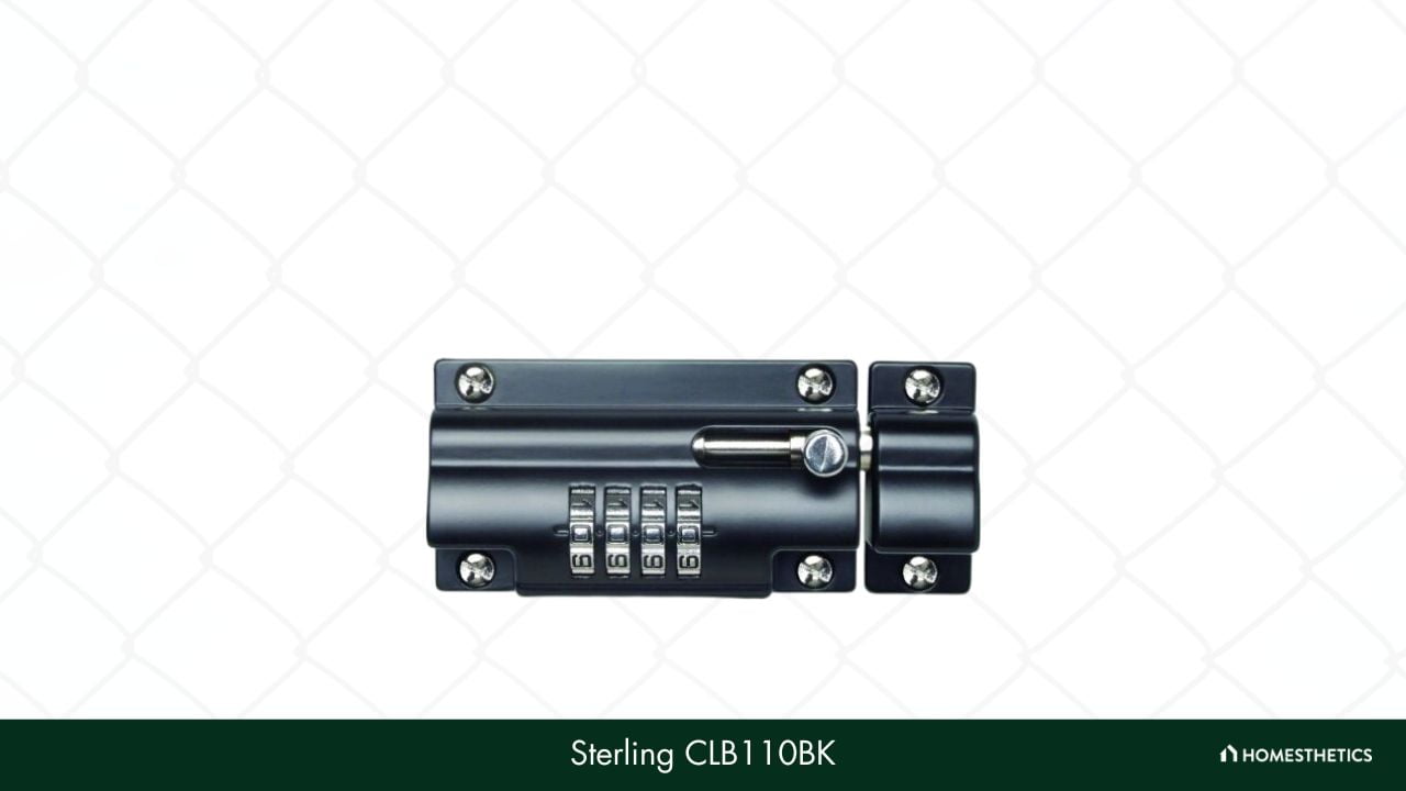 Sterling CLB110BK 110mm Combination Locking Bolt