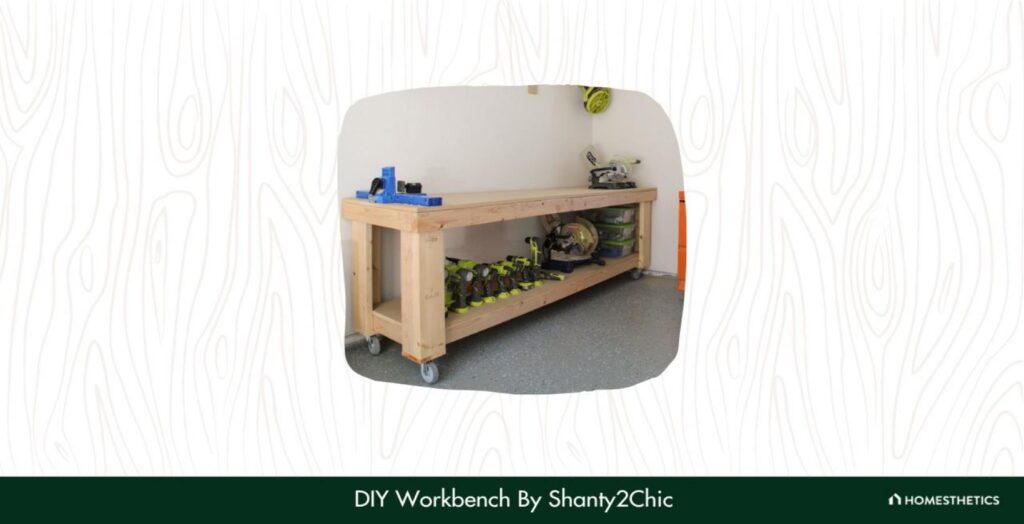 10. DIY Workbench by Shanty2Chic